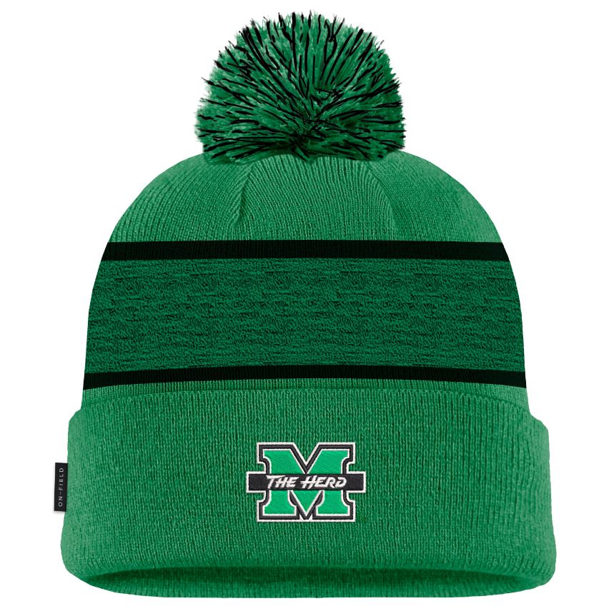 MU Nike Youth Cuff Pom Beanie