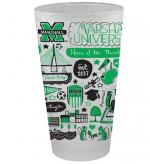 MU Julia Gash Frosted Pint Glass