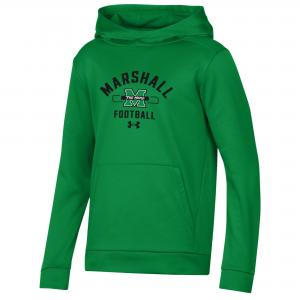 MU Under Armour Youth Football Hooded Sweatshirt