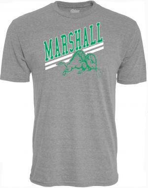 MU Blue 84 Slanted Marshall Short Sleeve Tee