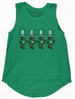 MU Reserve Ladies Script M with Running Buffalo Tank Top