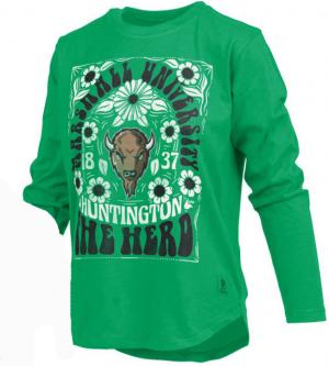 MU Pressbox Ladies Groovy Long Sleeve Tee