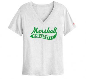 MU L2 Ladies Boyfriend V-Neck Short Sleeve Tee