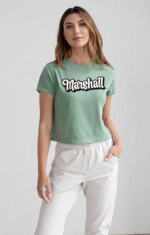 MU Chicka-D Ladies Montauk Crop Short Sleeve Tee