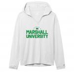 MU L2 Ladies Slub Hooded Long Sleeve Top