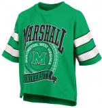 MU Pressbox Ladies Croppped Slub Short Sleeve Tee