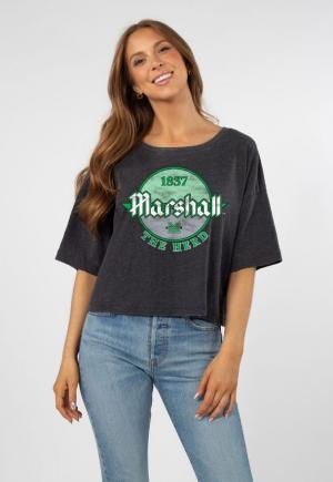 MU Chicka-D Ladies Sunshine Crop Short Sleeve Tee