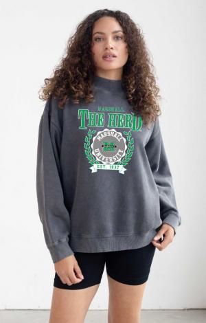 MU Chicka-D Ladies Ivy Mock Neck Sweatshirt