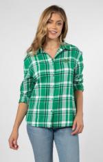 MU University Girl Ladies Boyfriend Plaid