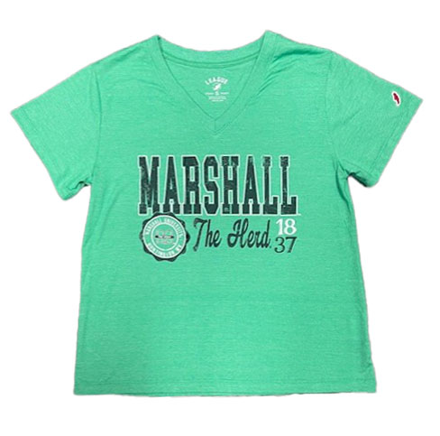 MU L2 Ladies V-Neck Short Sleeve Tee
