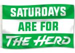 MU UB&F Saturdays Are For The Herd 3x5 Flag