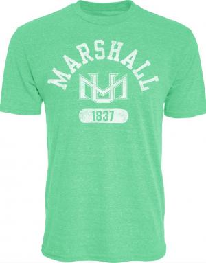 MU Blue84 Interlocking MU Short Sleeve Tee