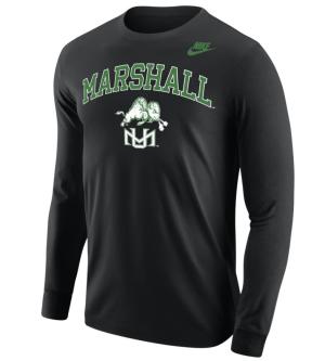 MU Nike Arch Runing Buffalo Long Sleeve Tee