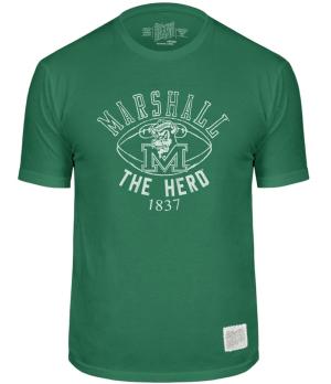 MU Retro Brands Football Short Sleeve Tee