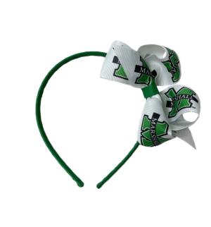 MU USA Bows Wrapped Headband w/ Junior Bow