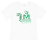 MU Retro Brands Ladies Groovy Crop Short Sleeve Tee