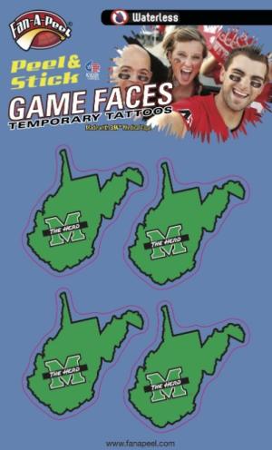 MU Fan-A-Peel State Face Decals