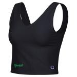 MU Champion Ladies Script V-Neck Crop Top