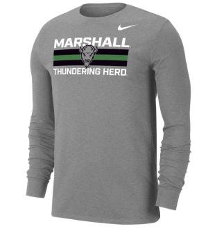 MU Nike Buffalo Face w/ Lines Long Sleeve Tee
