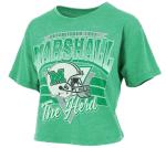 MU Pressbox Ladies Trilogy Crop Short Sleeve Tee