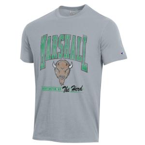 MU Champion Stadium Distressed Ink & Embroidery Short Sleeve Tee