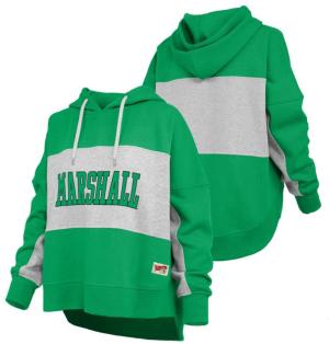 MU Pressbox Ladies Colorblock Hooded Sweatshirt