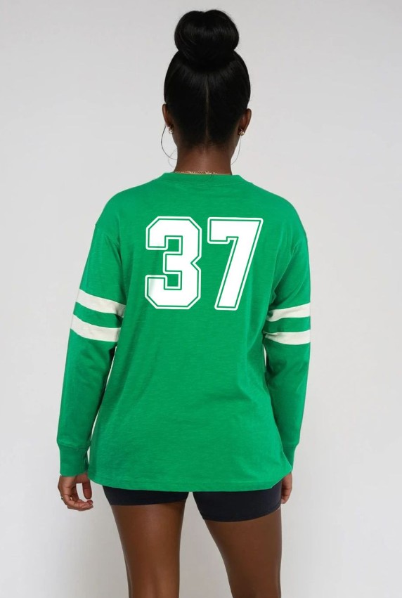 MU Chicka-D Ladies Varsity Long Sleeve Tee