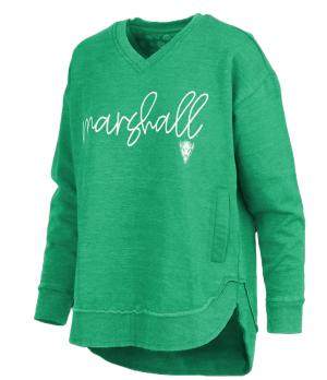 MU Pressbox Ladies Alexandra V-Neck Crew