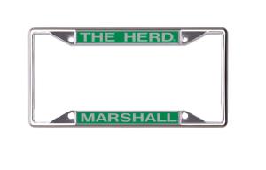 MU Wincraft The Herd Chrome License Plate Frame