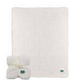 MU Logo Brands Cream Knit Throw Blanket