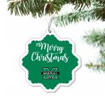 MU CDI Snowflake Logo Ornament