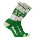 MU TCK Snowflakes Crew Socks